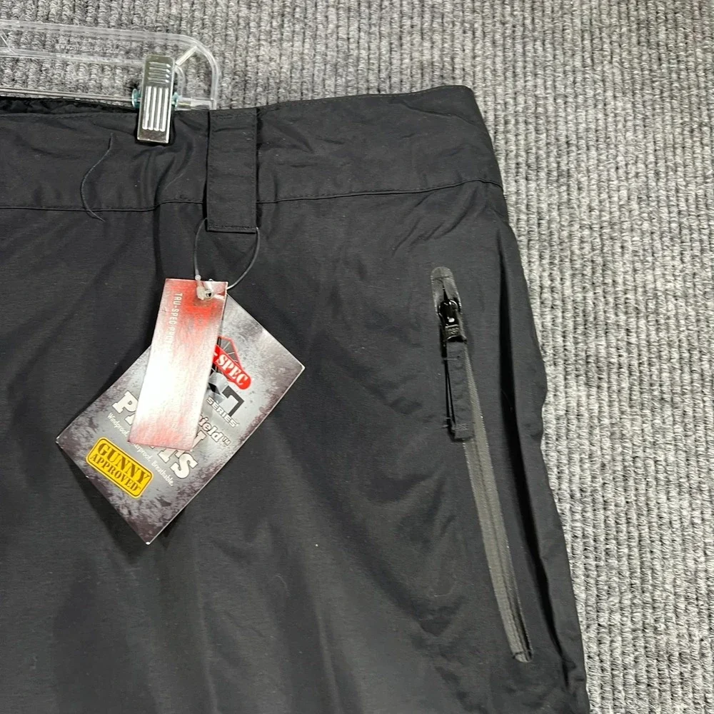 Tru Spec 24-7 Rain Pants Mens Size 4XL Blue Cargo Pockets‎ Utility Work New